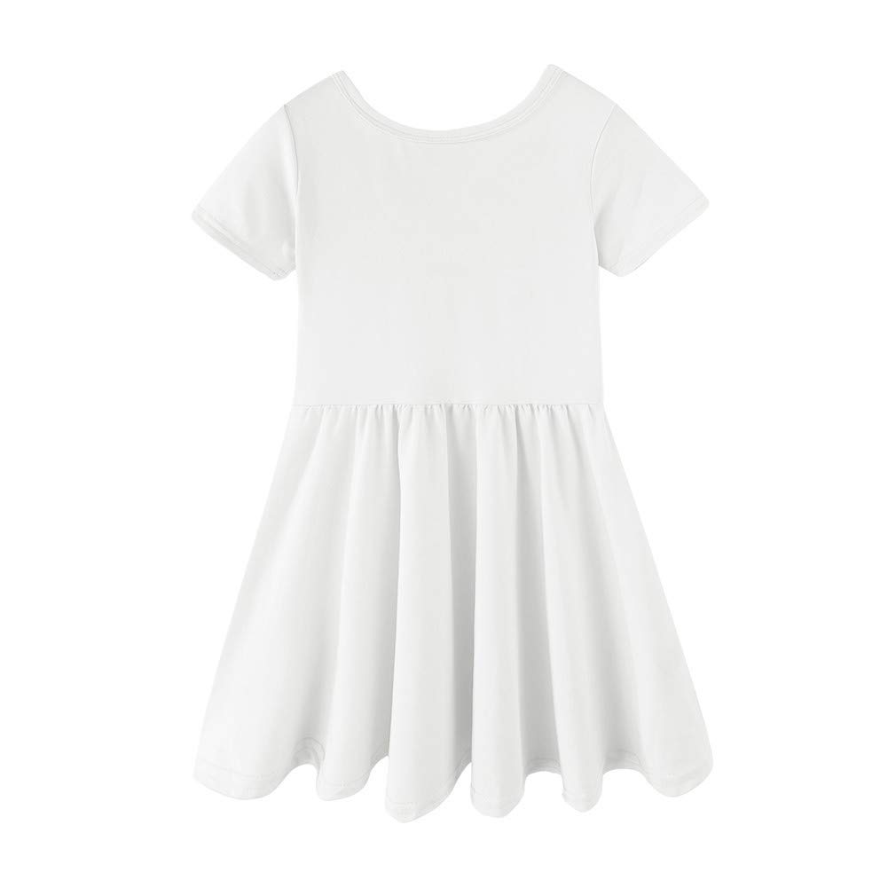Mud Kingdom Niñas Pequeñas Vestido Patinadora Twirly por Fiesta de Escuela Verano A-Line