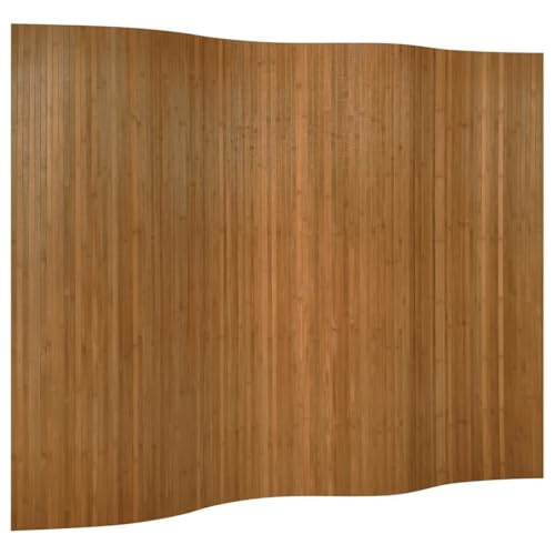vidaXL Cloison de séparation marron 165x250 cm bambou, écran de séparation de pièces, séparation de bureaux, écran de séparation, séparation de pièces