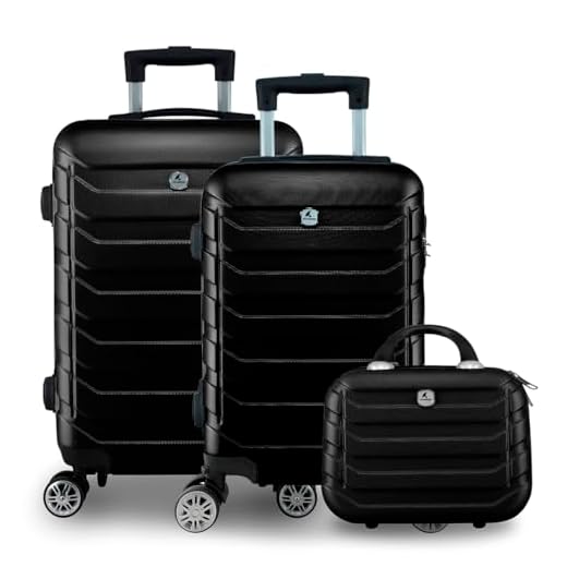 Kit Mala Bordo Viagem Frasqueira Bagagem de Mão ANAC Regulamentada ABS Rígido Roda 360º (Preto)