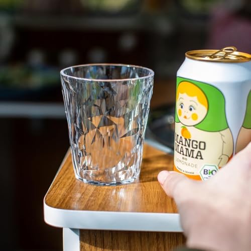 Miniatura 6 de Koziol Superglas Club No.1 Set De 4 Vasos Irrompibles De 250 Ml, Vasos De Agua De Plástico Con Efecto Cristal, Apilables, Aptos Para Lavavajillas, Ideales Para Fiesta, Camping Y Cócteles