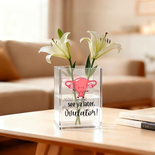 Image of See Ya Later Ovulator Pen Holder Cosmetic Organizer, Funny Hysterectomy Pen Pencil Holders for Desk, Labor And Delivery Gifts Desk Accessories, OB GYN Organizer for Obstetrics Nurse Doctor