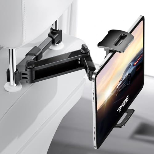 TRYONE Support Tablette Voiture - Extensible Support de Tablette de siège de Voiture pour iPad/Samsung Galaxy Tabs/Amazon Kindle Fire HD et d'autres