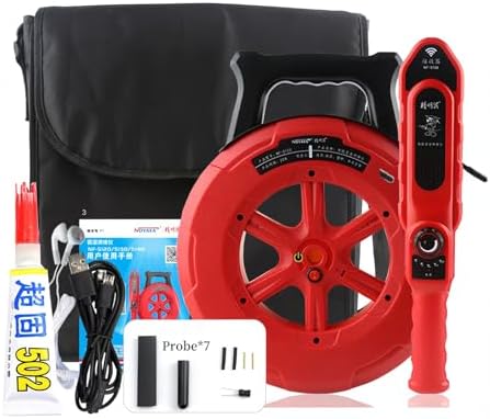 Underground Pipe Locator 20/30/40m - Waterproof PVC Blockage Detector with Adjustable Sensitivity, Sewer Wall Scanner for Concrete & Water Pipes, Essential Plumbing Tool