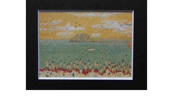 山下千里、「深海に棲む」、希少画集・額装画、日本製・新品額縁にて額装致します 山下千里、「深海に棲む」、希少画集・額装画、日本製・新品額縁