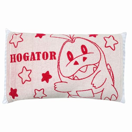 MORIPiLO ポケモン 枕カバー タオル地 ホゲータ (ふんわり快適 のびのびピローケース) 43x63 35x50cm 親子で使える 子供 大人兼用 洗える 可愛い グッズ ぬいぐるみ レッド ポケットモンスター キャラクター まくらのモリシタのサムネイル
