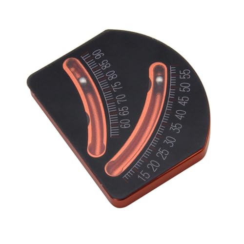 Inclinómetro 15-55° 60-90° Localizador de pendientes de doble escala multipropósito Indicadores de ángulos Instalación de inclinómetro de sendero