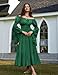 Womens Renaissance Dress Medieval Off Shoulder Green Fairy Dresses Dark Green S