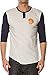 Brixton Men's Crow Three Quarter Sleeve Henley Shirt