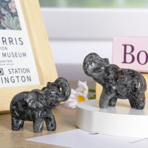 Figura Cristal Elefante Yooperlite 2 Pulgadas miniatura 3