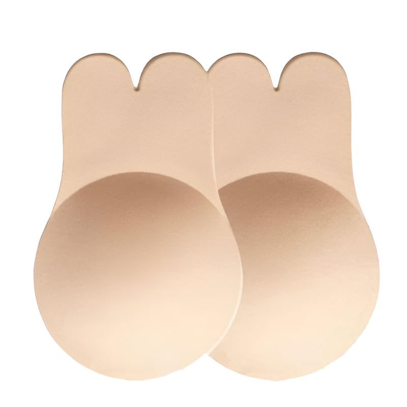 Bunny Rabbit Nipple Cover for Women Made with Silicone I Adhesive Nipple Pasties Invisible Under Clothing I Nipple Stickers for Women I Breast Petals-image-33