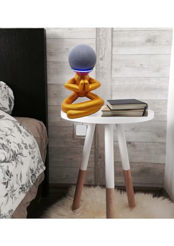 Suporte Para Echo Dot 5a Geração Meditação Dourado