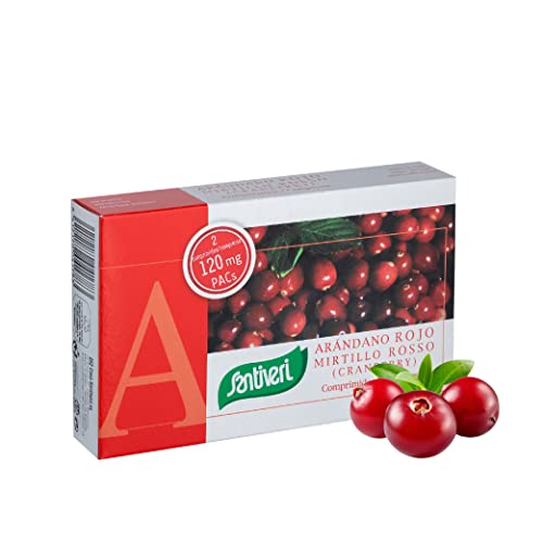 En Oferta Santiveri – Arándano Rojo Comprimidos / 40 Comprimidos A Base De Extracto De Arándano Rojo, Jugo Concentrado De Equinácea Y Vitamina C