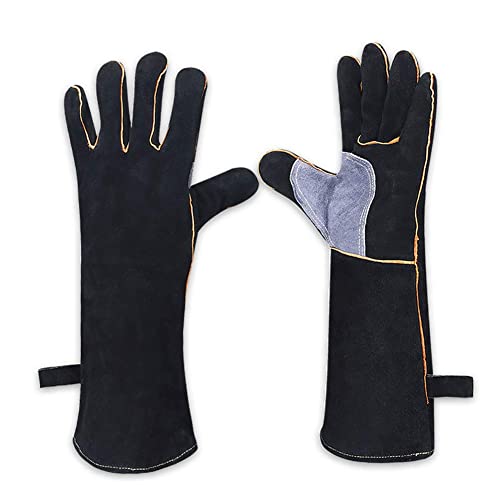 Gants de soudage très résistants, résistants à la chaleur et au feu avec coutures en Kevlar, gants de travail pour cheminée, cuisinière, four, grill, soudure, manique, équipement de jardinage Cover