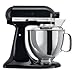 Produktbild KitchenAid Küchenmaschine - Artisan - Kippbarem Food Processor - Teigknetmaschine mit 5 Zubehör - 2 Schüsseln aus Edelstahl - 4.8 L - Onyx schwarz