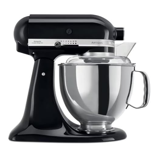KitchenAid köksmaskin Artisan 4,8L Onyx svart