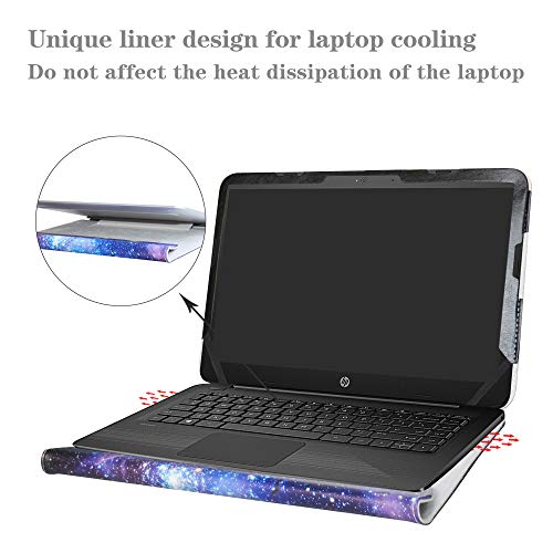 Alapmk Protective Case Cover for 14" HP Stream 14, Stream 14 Pro & HP Chromebook 14 G5/14-caXXX Laptop - Thumbnail 4