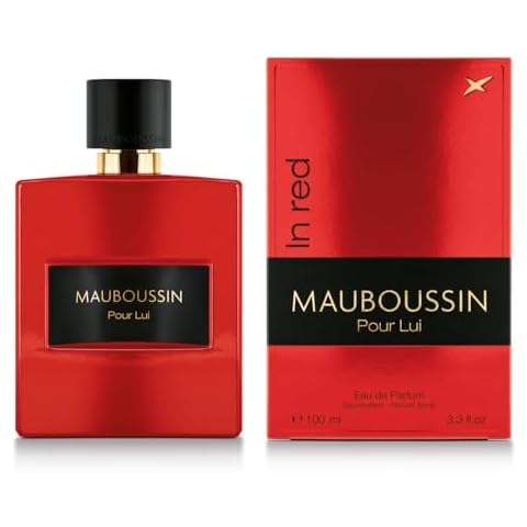 Mauboussin - Pour Lui In Red 100ml (3.3 Fl Oz) - Eau de Parfum for Men - Woody & Spicy Scents Cover