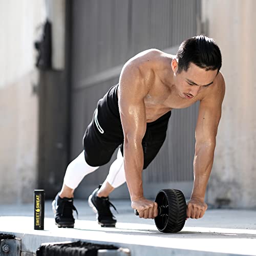 Sweet Sweat Ab Roller For Abs Workout, Ab Roller Wheel Exercise Equipment For Core Workout, Ab Wheel Roller For Home Gym, Ab Workout Equipment For Abdominal Exercise #TOP2