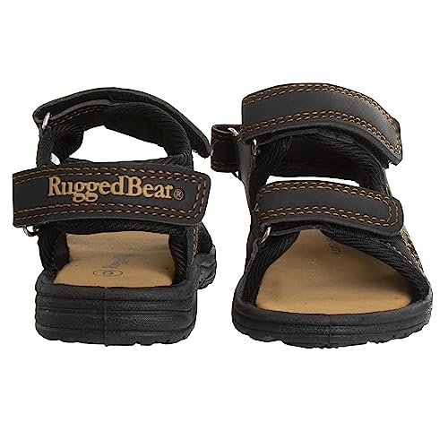 Image of Rugged Bear Kids Boys Girls Open-Toe Outdoor Sport Water Sandals - beach pool slide adjustable strap shoes athletic summer (Toddler /Little Kid /Big Kid)
