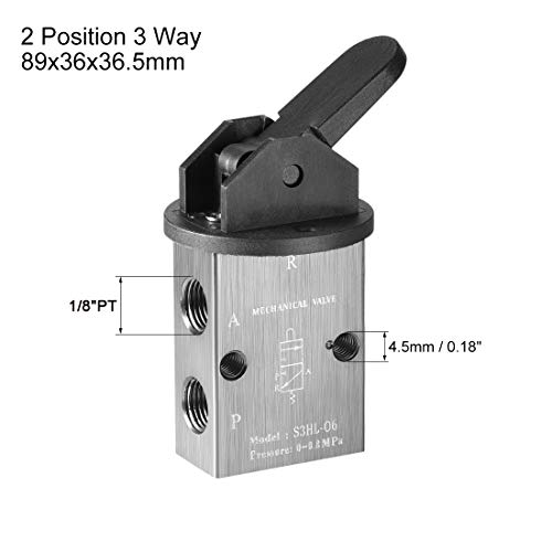 Électrovanne manuelle 3 voies S3HL-06 pour optimiser vos systèmes de commande pneumatique - 2