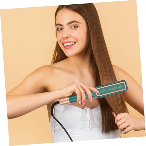 Plancha para el Cabello Portátil Baluue con Temperatura Ajustable, Ideal para Estilo Rápido en Casa o Viaje, Reduce el Frizz y las Puntas Abiertas, Color Verde miniatura 4