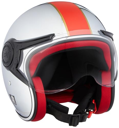 Royal Enfield Open FACE with Visor Helmet Chrome Helmet Chrome RE...