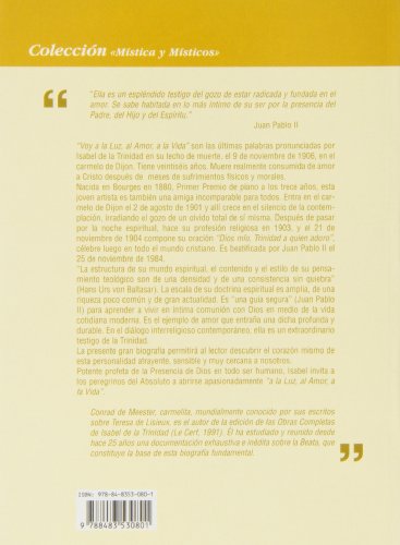 Isabel de la Trinidad: Biografía