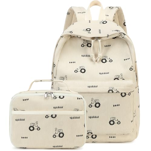 CAMTOP Backpack for Kids, Boys Girls Preschool Backpacks with Lunch Box Toddler Kindergarten School Bookbag Set