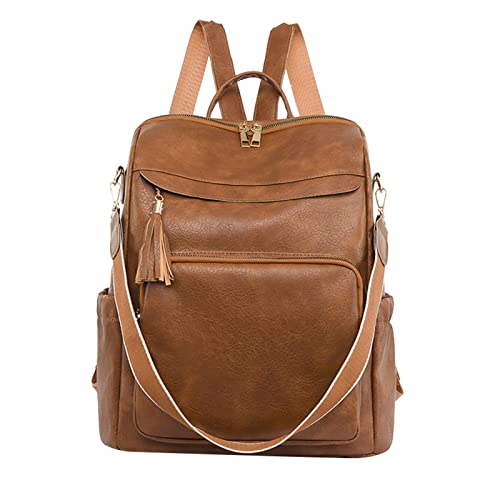 Sac à dos de voyage marron idéal pour les cours et les sorties