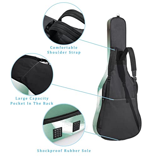 Hondank Housse imperméable pour guitare acoustique avec double bandoulière et poche Motif bateau et coucher de soleil… - Les Beatles, Paul McCartney, John Lennon, RIngo Starr, George Harrison Hondank Housse imperméable pour guitare acoustique avec double bandoulière et poche Motif bateau et coucher de soleil… – Image 4