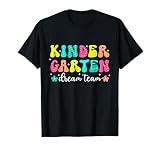 Groovy Kindergarten Dream Team Back To School Teacher Kids T-Shirt