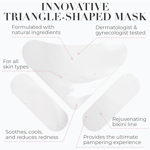Image of Ingrown Hair Treatment | Razor Bumps Treatment For Women | Bikini Area Vajacial Mask | Soothes bikini area with Salicylic Acid, Aloe & Hyaluronic Acid | helps calm razor burn & ingrown hairs