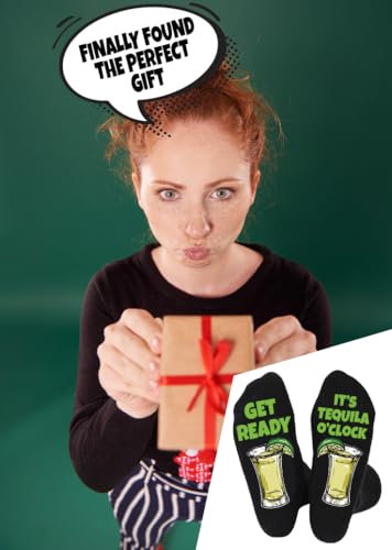 Tequila Funny Socks – Cocktail Novelty Gift for Men and Women4