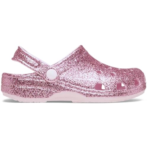 Crocs Classic Chunky Glitter Sabots Enfants Sandstone - vue 5