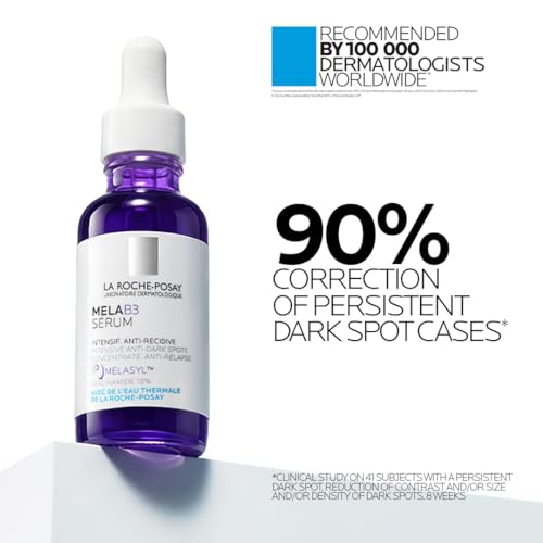 Image of La Roche-Posay Mela B3 Anti-Dark Spot Serum with Melasyl & Niacinamide 30ml | TARGETS VISIBLE DARK SPOTS, ADVANCED MELASYL INNOVATION, 10% NIACINAMIDE POWERED\, LIGHTWEIGHT TEXTURE, DERMATOLOGIST TESTED