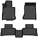 All Weather Floor Mats Fit for Mercedes-Benz GLC 2023 2024 2025(Include GLC300 GLC300e GLC43 AMG) TPE Liners All Season Guard Odorless Anti-Slip Floor Mats Accessories for Benz GLC 2023 2024 2025