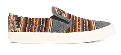 Inkkas - London Sky Slip On Canvas Sneaker - Handcrafted Artisan Women's & Men's Casual Shoes2
