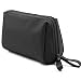 Admirable Idea Small Size Makeup Pouch for Womens Travel Cosmetic Bag for Girls Essential Oil Carrying Bag -black