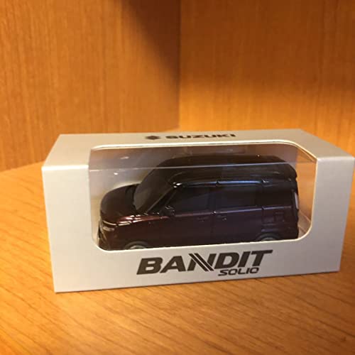 スズキ 新型ソリオ バンディットプルバックカー 非売品 ミニカー メロウディープレッドパール×ブラックのサムネイル