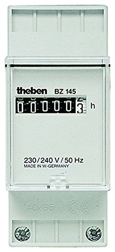 Theben BZ 145 230 V modulaire de Compteur horaire de Fonctionnement, 2 tle, 1450000