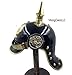 WWI & WWII German Prussian Pickelhaube Helmet Brass Accents Imperial Officer Spike Helmet Pickelhauben Helmets Wearable | Medieval Costumes Helm Armor SCA LARP Replica Costume Silver