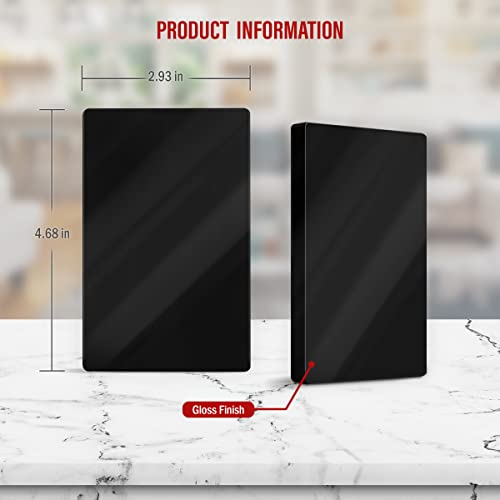 image for ENERLITES Screwless Blank Wall Plate, Child Safe Blank Device Outlet C