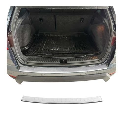 OMAC Protection de seuil de chargement et de pare-chocs compatible avec Seat Arona 2017-2025, en acier inoxydable brossé