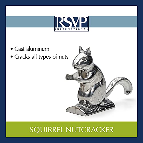 Rsvp International (Nuts Nutty Squirrel Nutcracker, Stainless Steel | Adorable Novelty Addition To Your Kitchen | Cracks All Types Of Nuts | Great Housewarming #TOP6