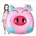 DONGSHUAI Aufblasbarer Schwimmer für Schwimmbecken mit Griff, 132 cm großes Schwimmfloß für Kinder und Erwachsene, lustiges, aufblasbares Schwimmboot für Partys auf dem Wasser, rosa Schwein