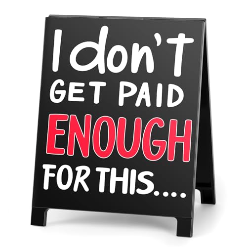 Funny Office Decor Sign Humorous Coworker Gifts Satirical Desk Decor