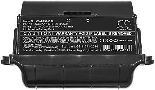 SYTH Replacement for Battery Compatible Trimble ACCAA-103, BP2S2P2600, BP-2S2P2600 Rugged Tablet Yellow 80GB, YMA-FYS6AS-00, YMA-FYS8AS-00, Yuma, Yuma Rugged Tablet Yellow (5100mAh/7.4V)