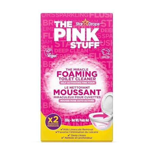 Stardrops - The Pink Stuff - The Miracle Power Foaming Toilet Cleaner - 2 Treatments - Self Activating Pink Foam Pack of 1 (7 Ounce)