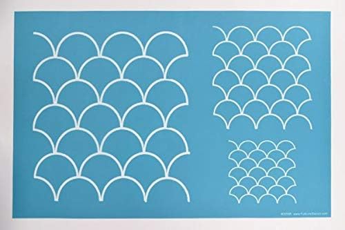 Hancy Creations 30566 Clamshells 3X Full Line Stencils