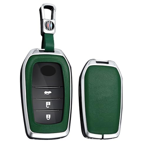 Coque clé cuir Toyota Auris et Crown - Étui anti-choc pour clé connectée 3 boutons